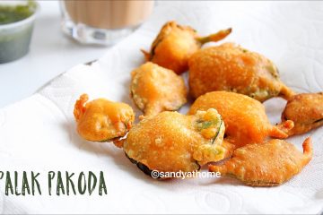 palak pakora recipe