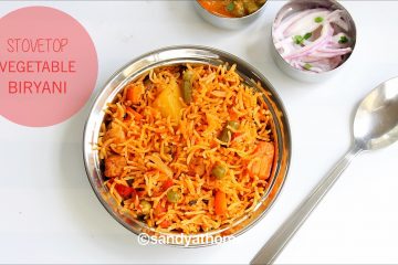 stovetop veg biryani