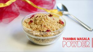 thandai masala powder recipe