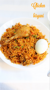 chicken biryani