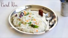 Curd rice recipe, Thayir sadam