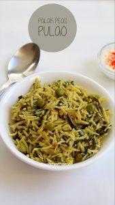 palak pulao