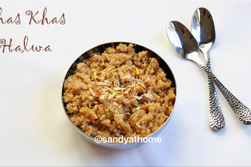 khas khas halwa recipe