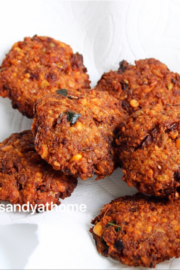 vazhaipoo vadai recipe