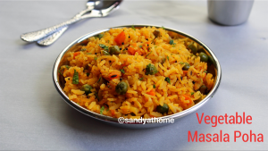 vegetable poha