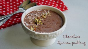 chocolate quinoa pudding