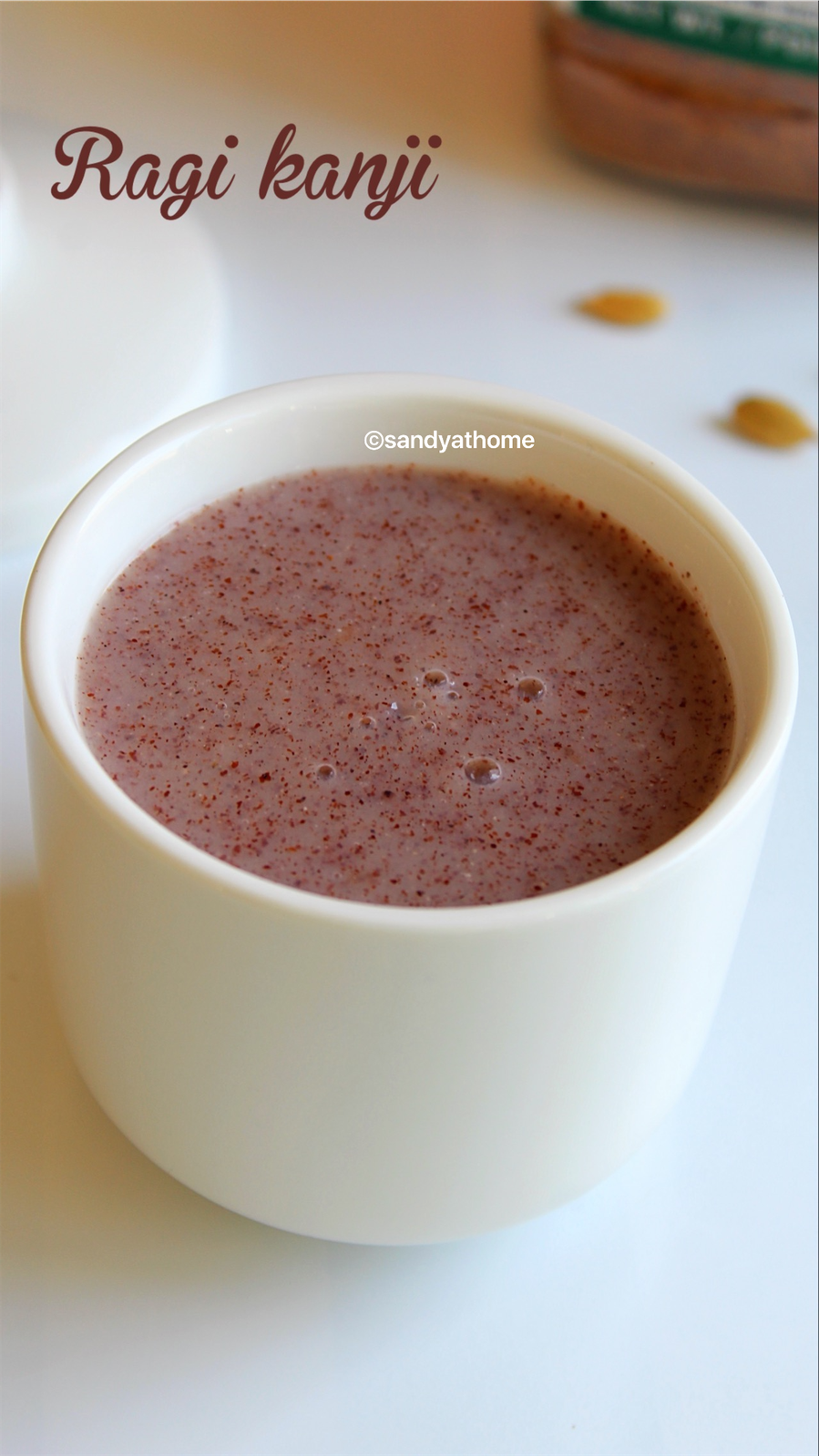 Ragi kanji recipe, Sweet ragi porridge, Ragi recipes Sandhya's recipes