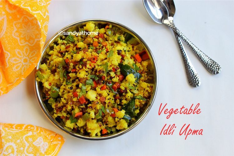 vegetable idli upma recipe