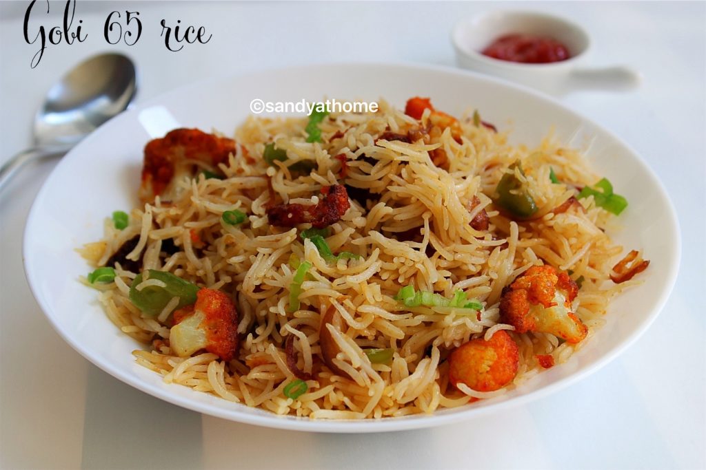 gobi 65 rice recipe