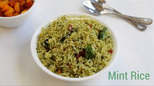 pudina rice recipe