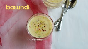 basundi recipe