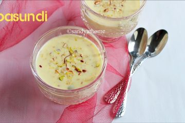 diwali sweet basundi