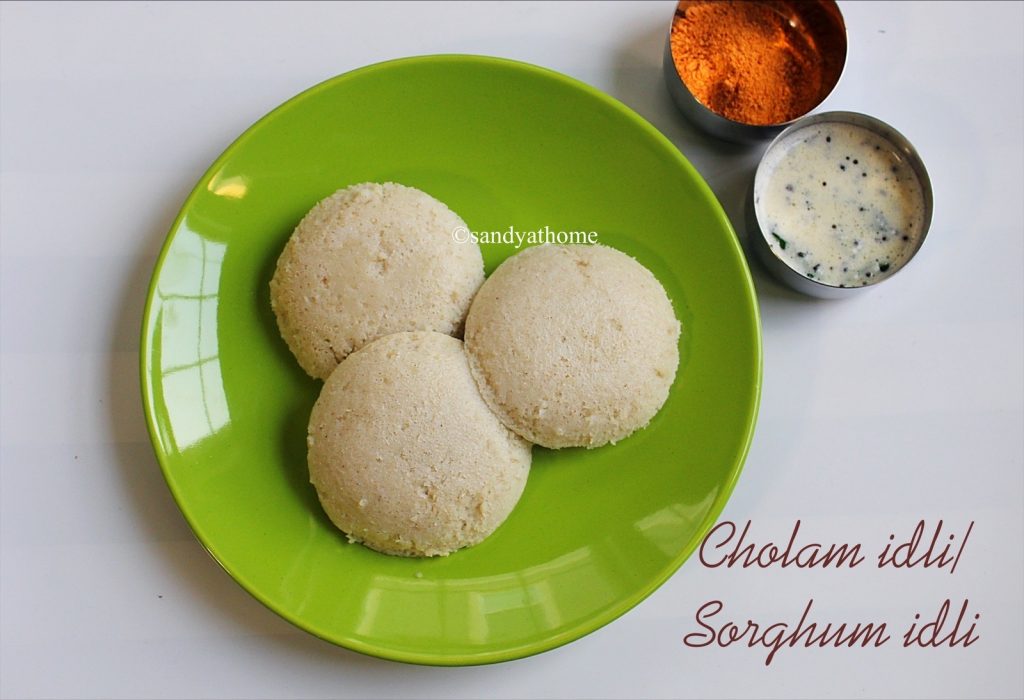 sorghum idli, cholam idli, millet idli