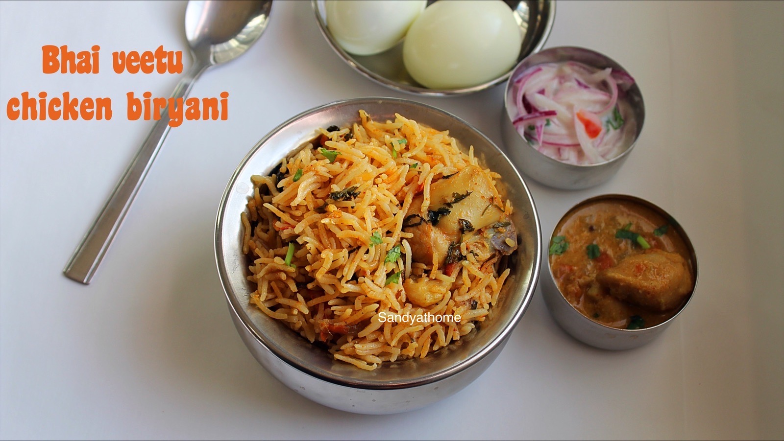 muslim style chicken biryani