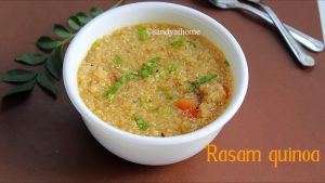 quinoa rasam recipe