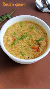 rasam quinoa