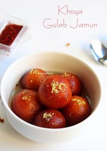 khoya gulab jamun