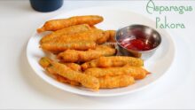 Asparagus pakora recipe, Asparagus Bajji