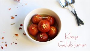 gulab jamun with khoya