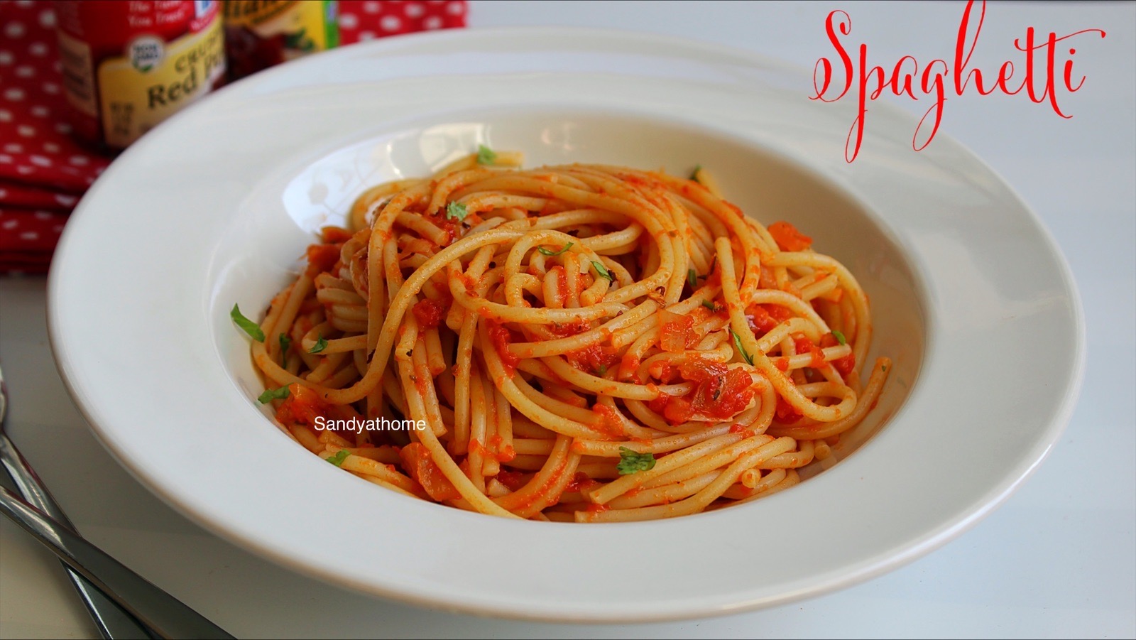 Spaghetti Recipe Indian Style Tomato Spaghetti Sandhya S Recipes