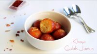 Khoya gulab jamun recipe, Gulab jamun with khoya