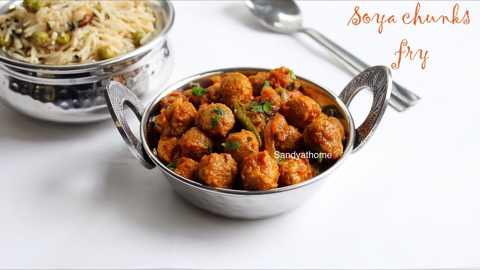 meal maker fry Sandhya's recipes