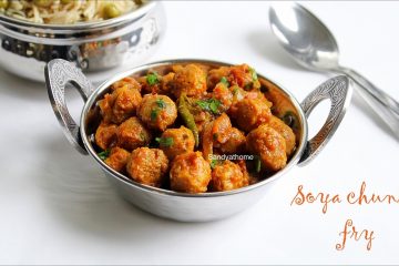 soya chunk fry recipe
