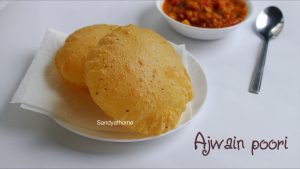 ajwain poori recipe