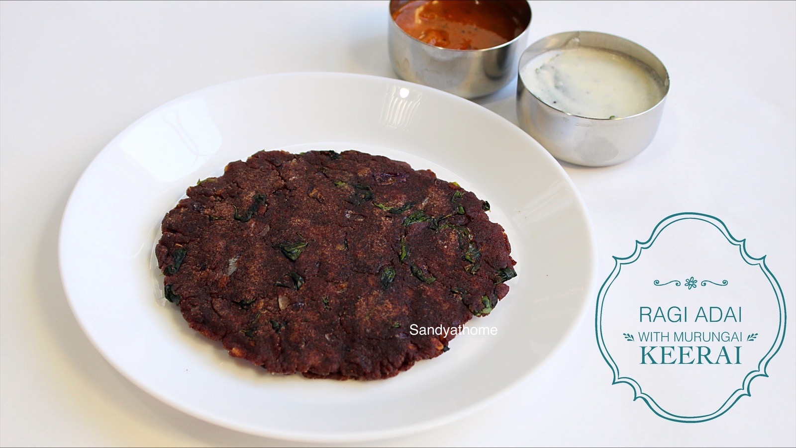 ragi murungai keerai adai