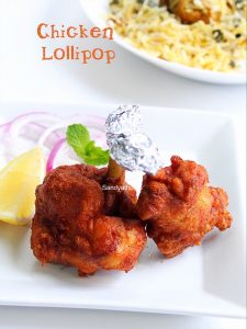 chicken lollipop