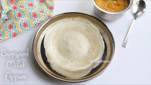 barnyard millet appam