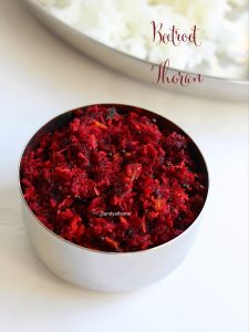 beetroot thoran