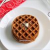 eggless chocolate waffles