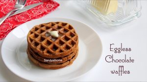 eggless waffles