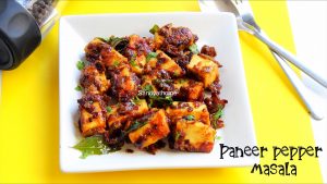 paneer pepper masala recipe