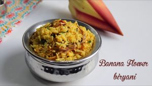 vazhaipoo biryani