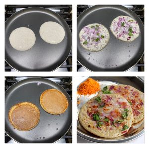 kambu onion uttapam