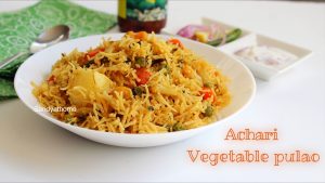 achari veg pulao