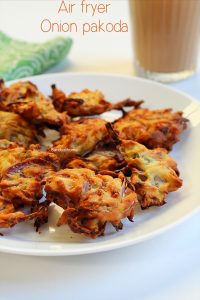 air fryer onion pakoda