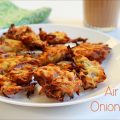 air fryer onion pakoda recipe