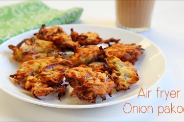 air fryer onion pakoda recipe