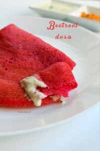 beetroot dosa