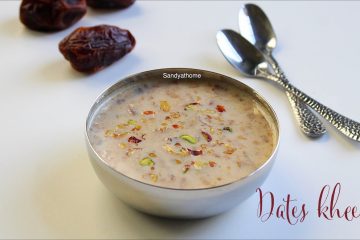 dates kheer recipe