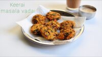 Keerai vadai recipe, Keerai masala vadai