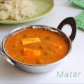 matar paneer recipe