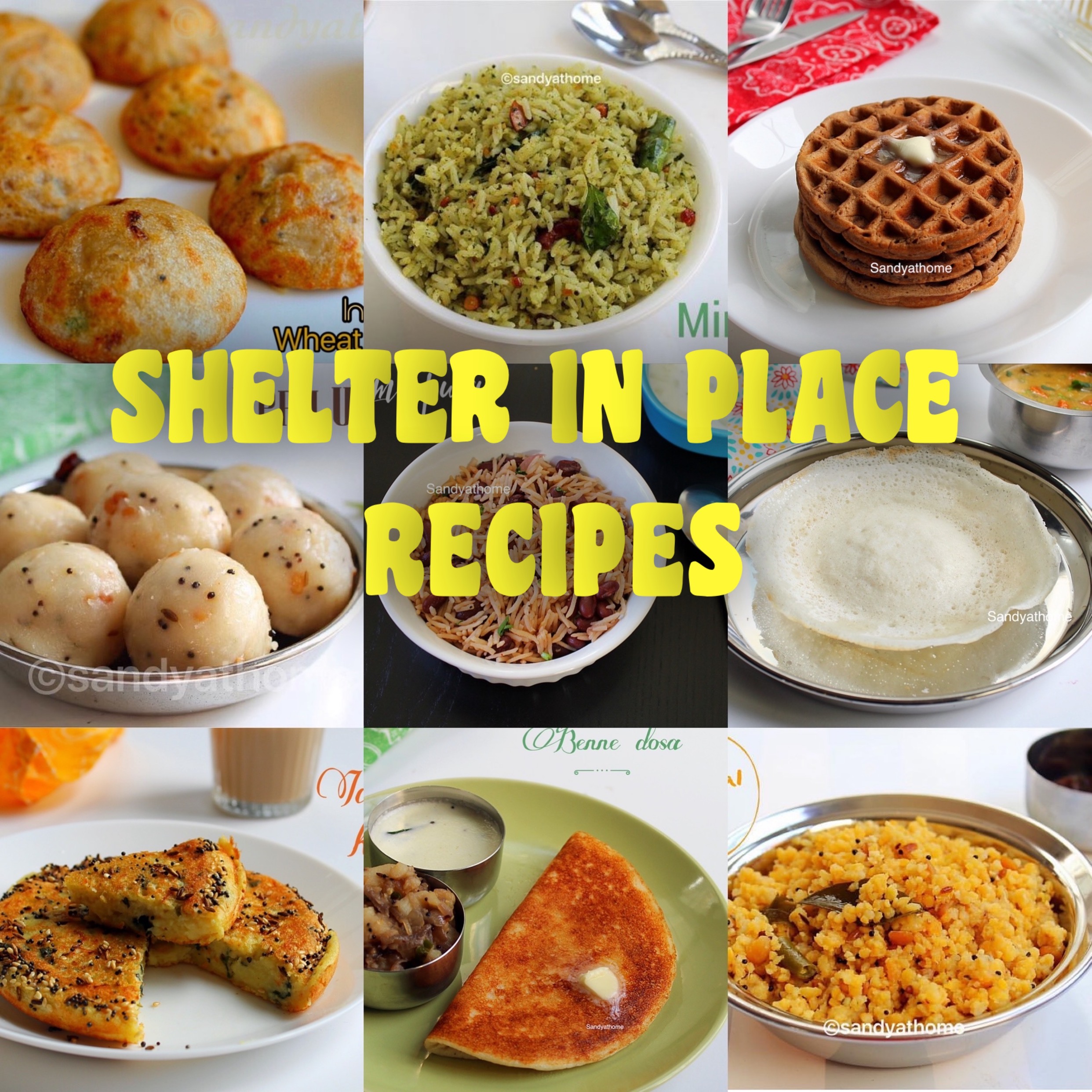 shelter in place recipes