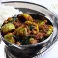 white brinjal kura recipe