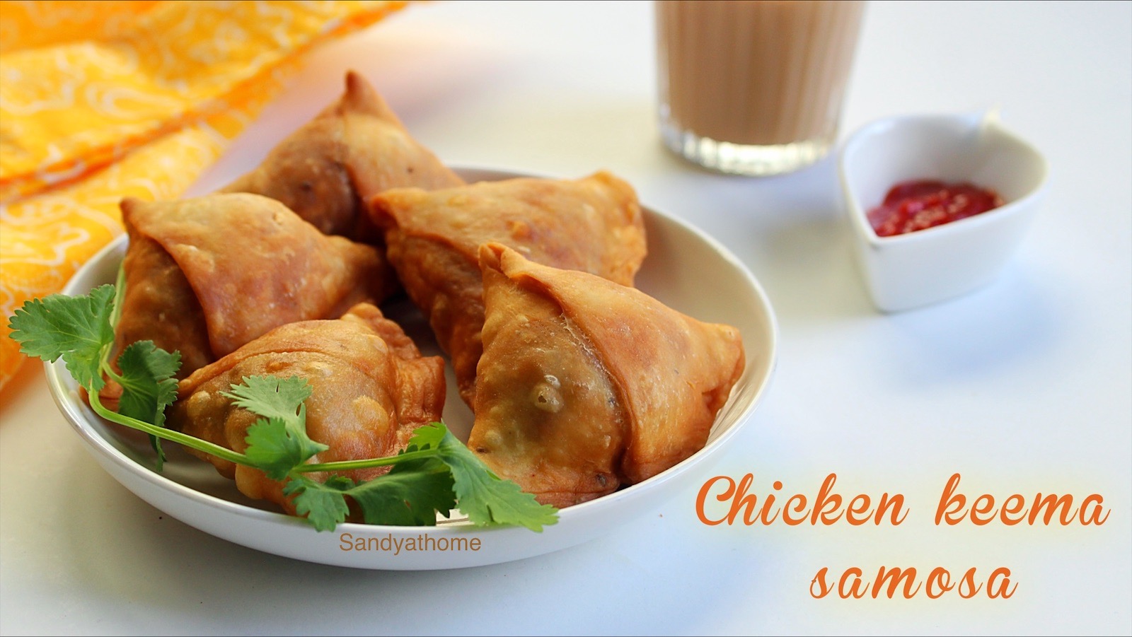 chicken keema samosa