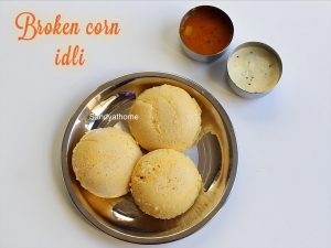 cornmeal idli recipe