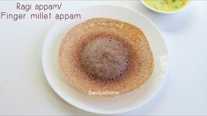 finger millet appam